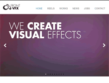 Tablet Screenshot of frontvfx.com